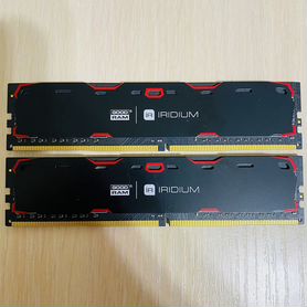 Опер. память 2x4Gb DDR4 2400Mhz Goodram Iridium