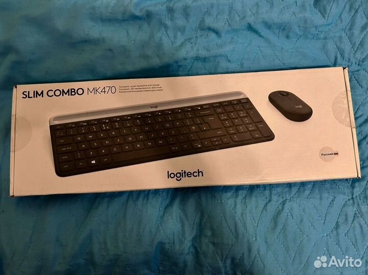 Logitech MK470 Slim Combo клавиатура и мышь