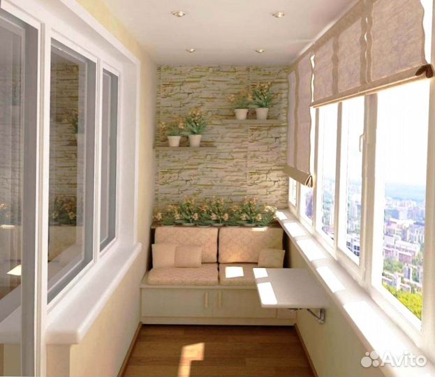 Остекление лоджии и балконов