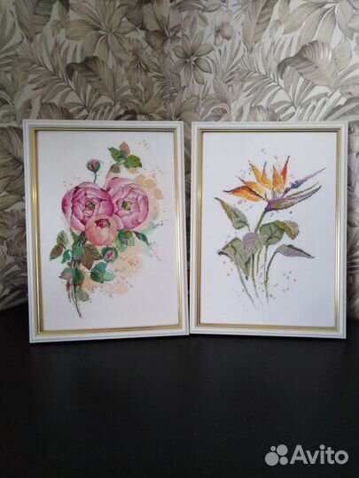 Картины вышитые крестом