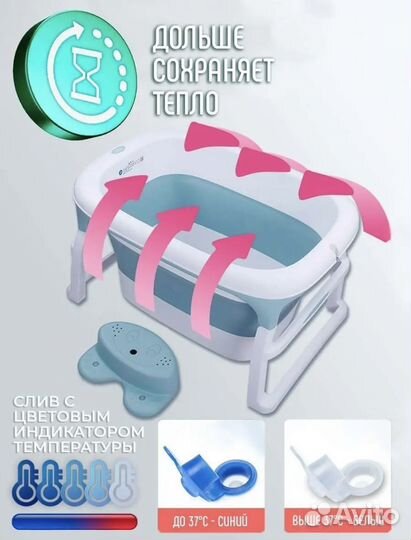 Ванна детская складная