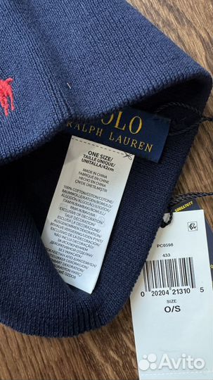 Polo Ralph Lauren шапка Демисезон.Оригинал