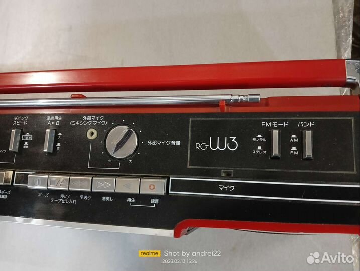 Магнитола Victor RC-W3, National RX-FW32