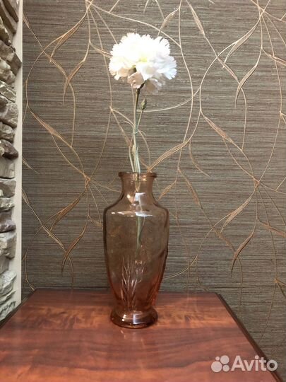 Ваза цветное стекло СССР