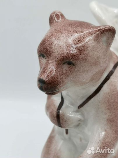 Статуэтка Маша и Медведь Сысерть Фарфор СССР