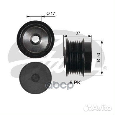 Муфта генератора OAP7015 Gates