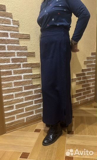 Юбка длинная из драпа