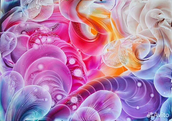 Абстрактная картина для интерьера и декора