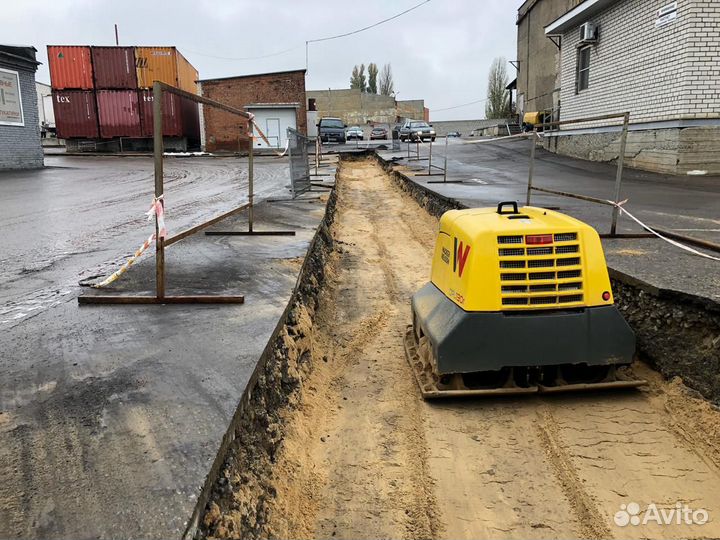 Аренда виброплиты DPU 130 с оператором Уплотнение