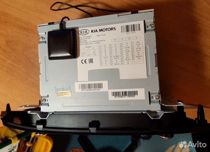 Штатная магнитола Kia Rio 3 premium 500