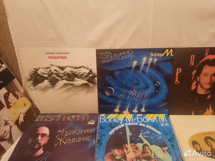 Виниловые пластинки разных исполнителей