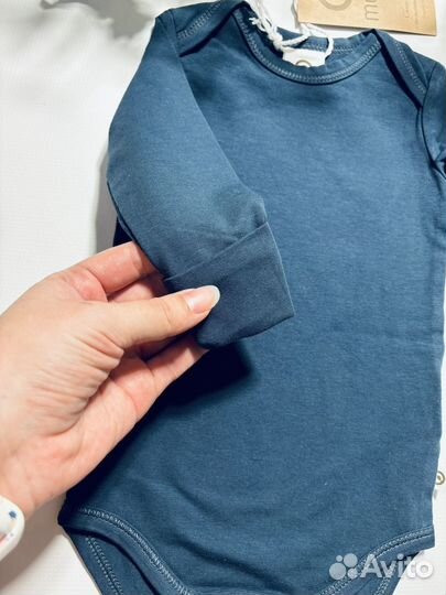 Боди с длинным рукавом 56-62