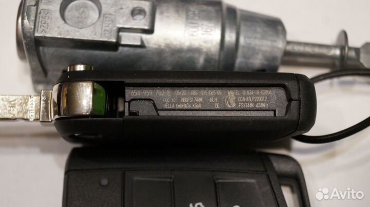 Комплект ключи Шкода Рапид, Скала Камик Keyless Go