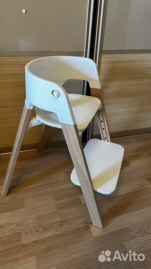 Стульчик Stokke Steps White Natural