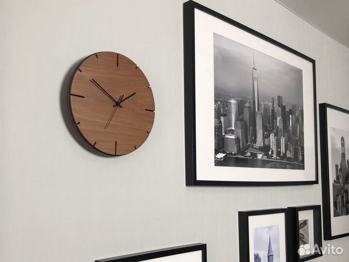 Настенные часы в стиле Minimalism / Loft (мод.13)