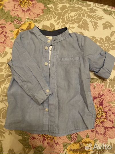 Новая рубашка для мальчика hm на рост 68