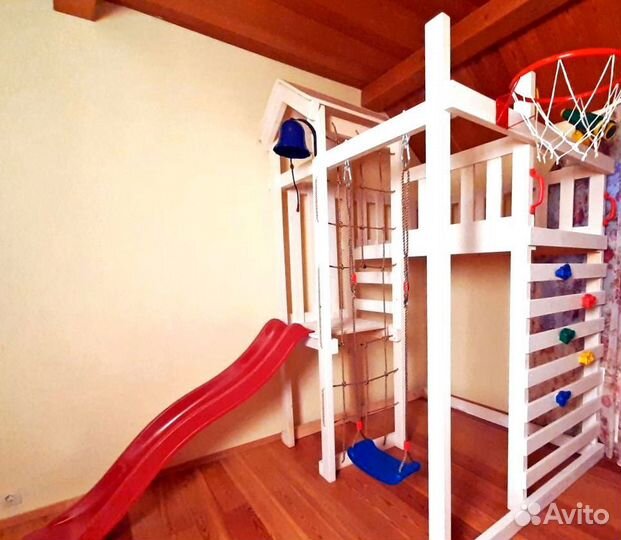 Детский игровой комплекс кровать без окраса