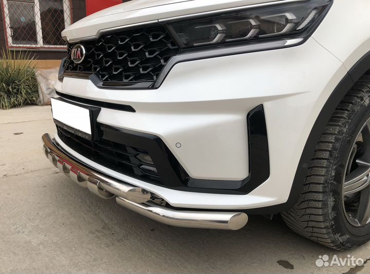 KIA Sorento MQ4 2020 Защита переднего бампера (G)