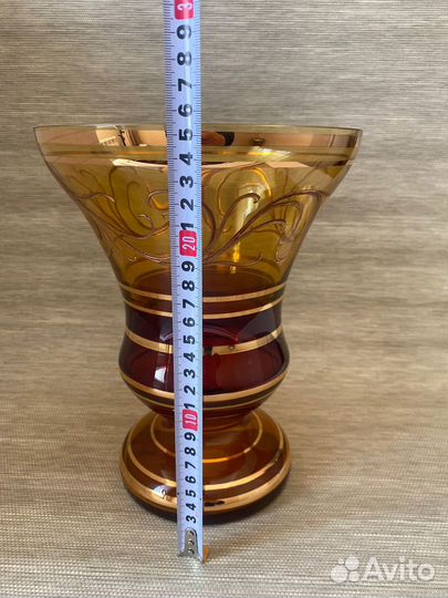 Ваза чехия Богемия