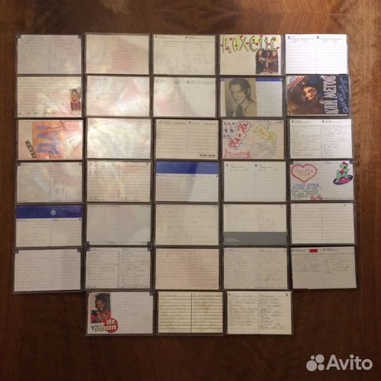 Старые аудио кассеты MK 60, Maxell, JVC, sony, TDK