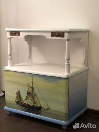 Тумбочка винтажная отреставрированная