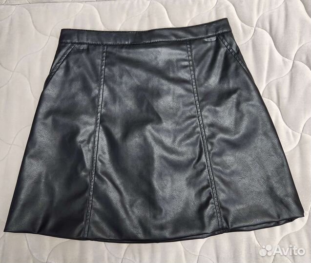 Кожаная юбка HM