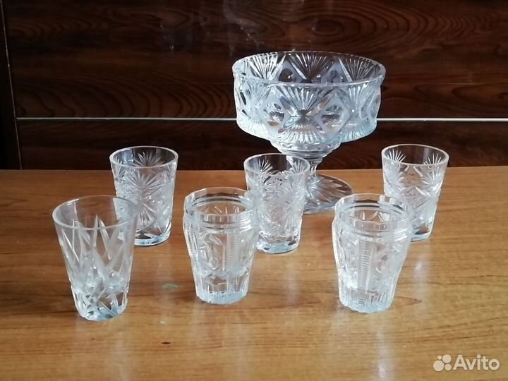 Хрустальная посуда бу