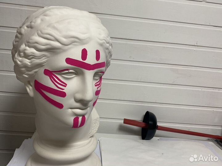 Голова афродиты книдос гипс 34 Х 27 Х 48 см 10-110