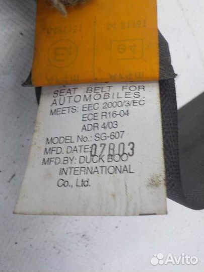 Ремень безопасности chevrolet epica задний