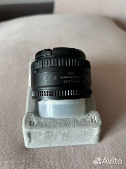 Объектив Nikon nikkor lens af nikkor 50mm f/1.8D