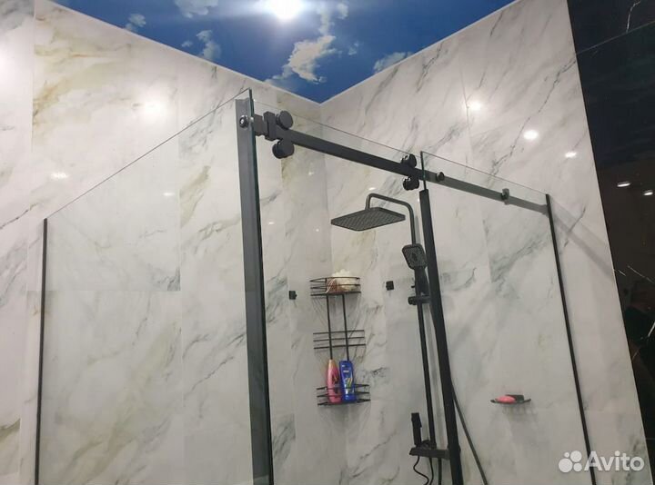 Душевая перегородка из закаленного стекла