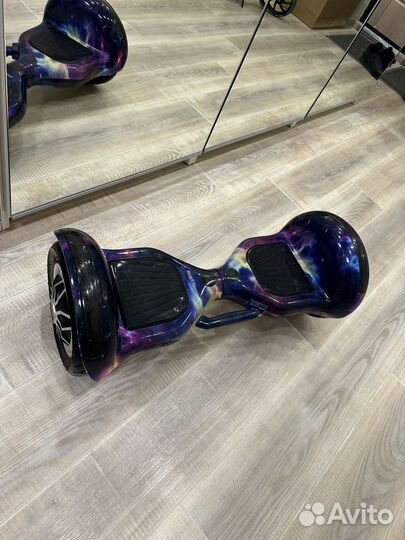 Гироскутер с ручкой и bluetooth