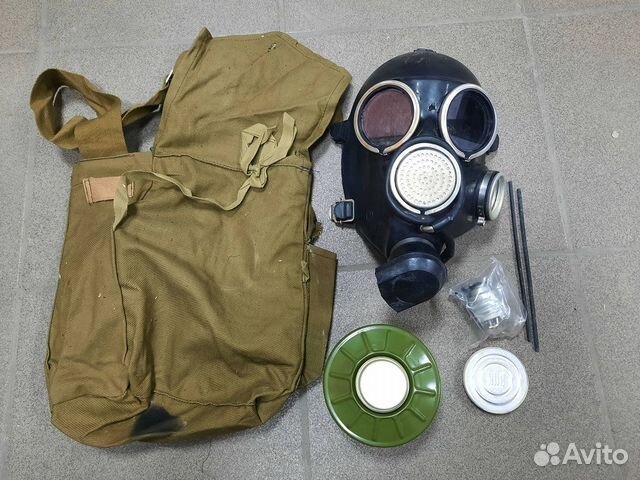 Противогаз гражданский гп-7В (оригинал, СССР)