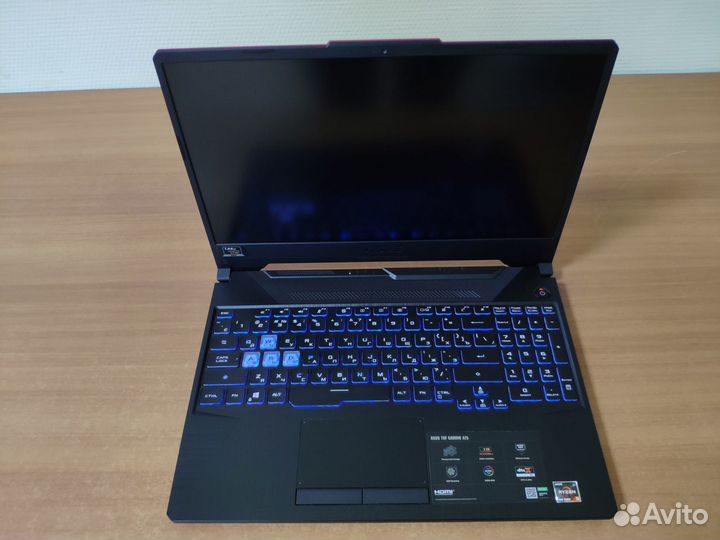 Ноутбук игровой Asus / Ryzen 5 / GTX 1650Ti /144Hz