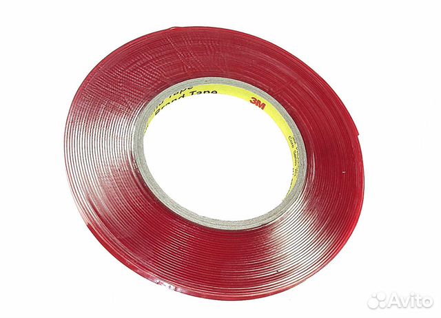 Скотч двусторонний прозрачный 3M утолщенный