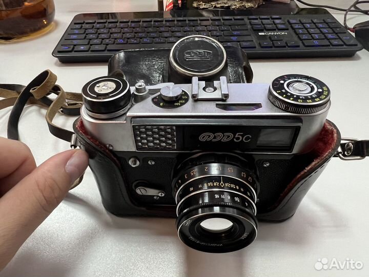 Фотоаппарат фэд 5С объектив Индустар-61л/д