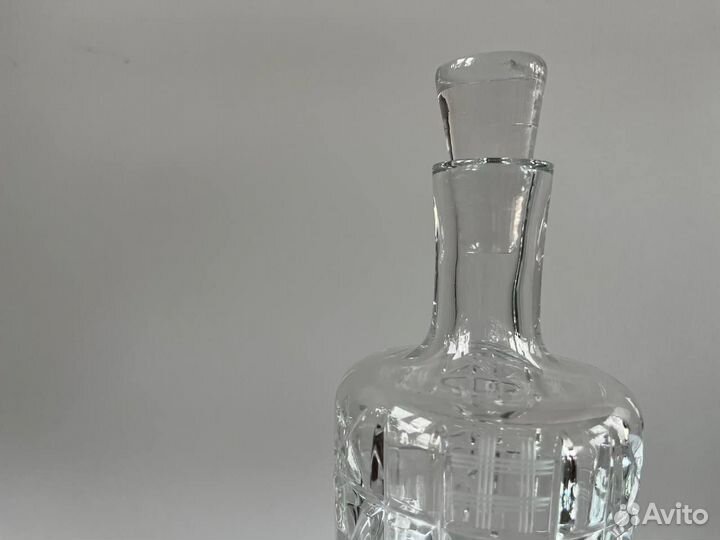 Штоф графин бесцветный хрусталь СССР