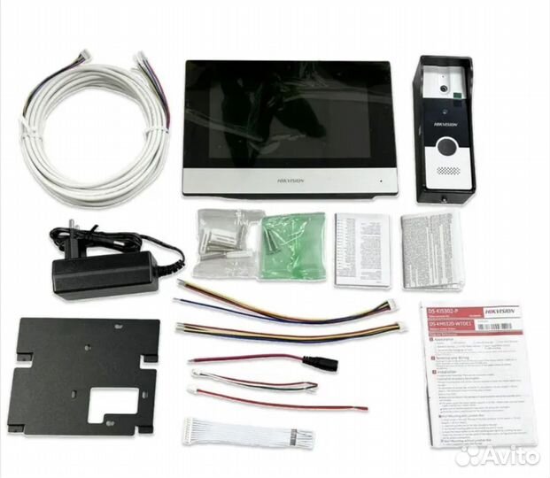 Комплект гибридного IP видеодомофона с Wi-Fi Hik