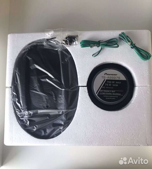 Колонки Pioneer 750W овалы 6х9