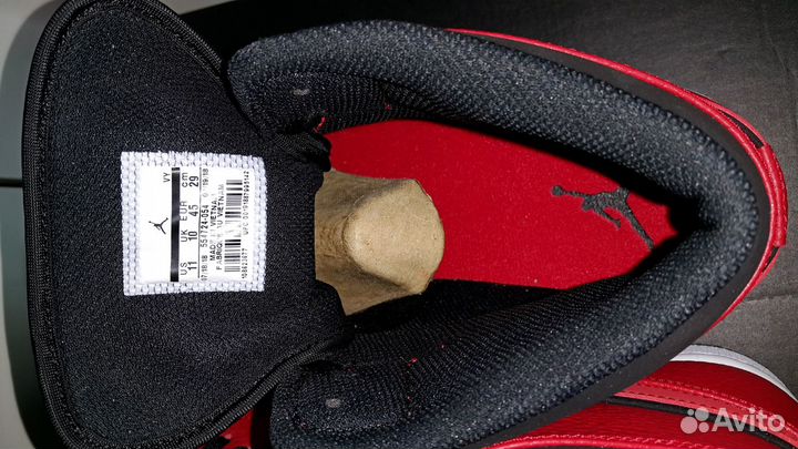 Кроссовки Jordan 1 Mid Reverse Bred