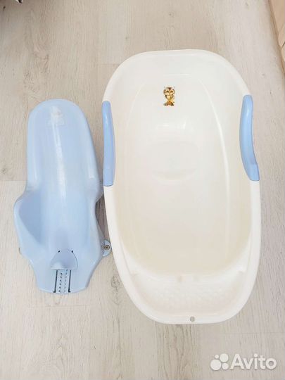 Ванночка для купания с горкой