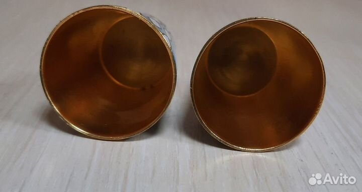 Рюмки, Стопки Латунь Эмаль (люм) Состояние ссср4см