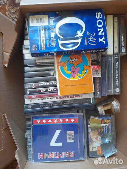 Касеты, диски