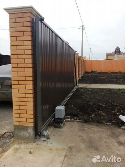 Привод для откатных ворот дорхан установка 24 час