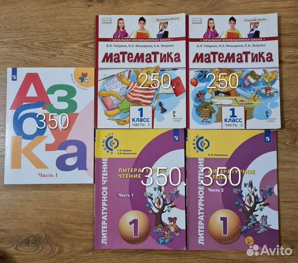 Учебники 1 класс школа России