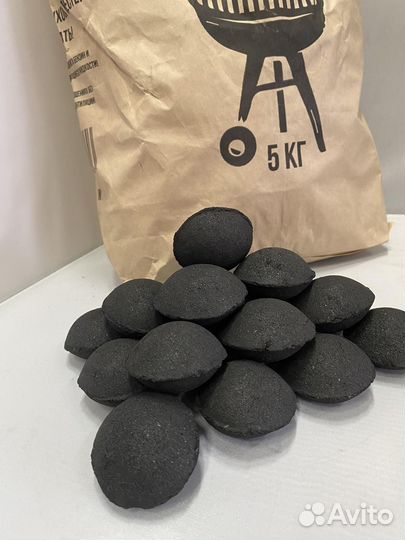 Угольные брикеты для гриля 10 кг - 2 мешка по 5 кг