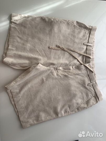 Шорты лен uniqlo L