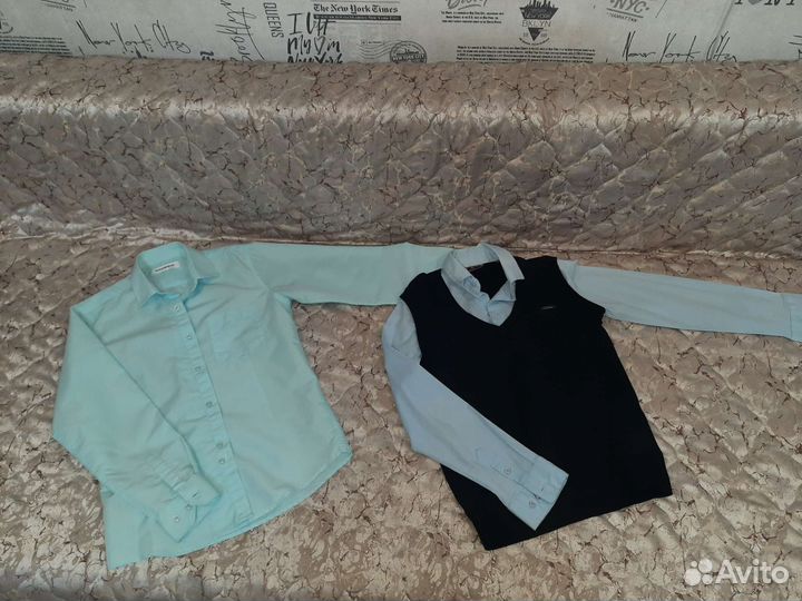 Рубашки на мальчика 140 размер