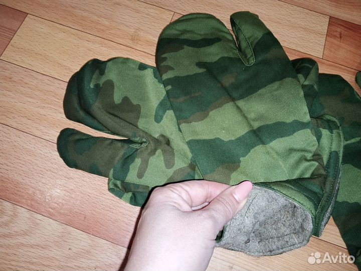 Варежки зимние мужские