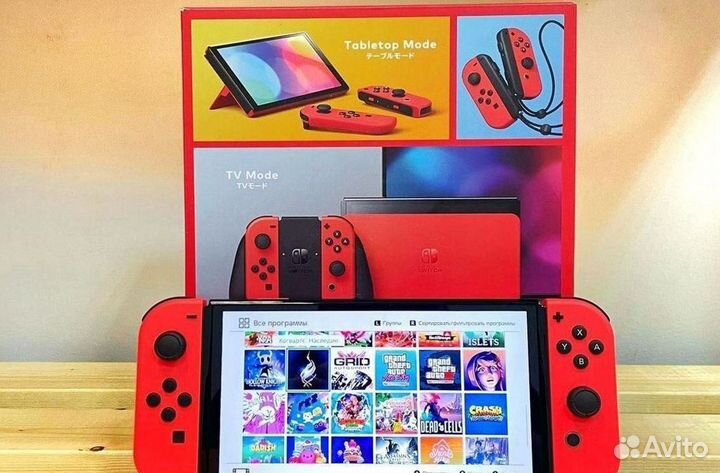 Nintendo Switch Oled + 400 игр